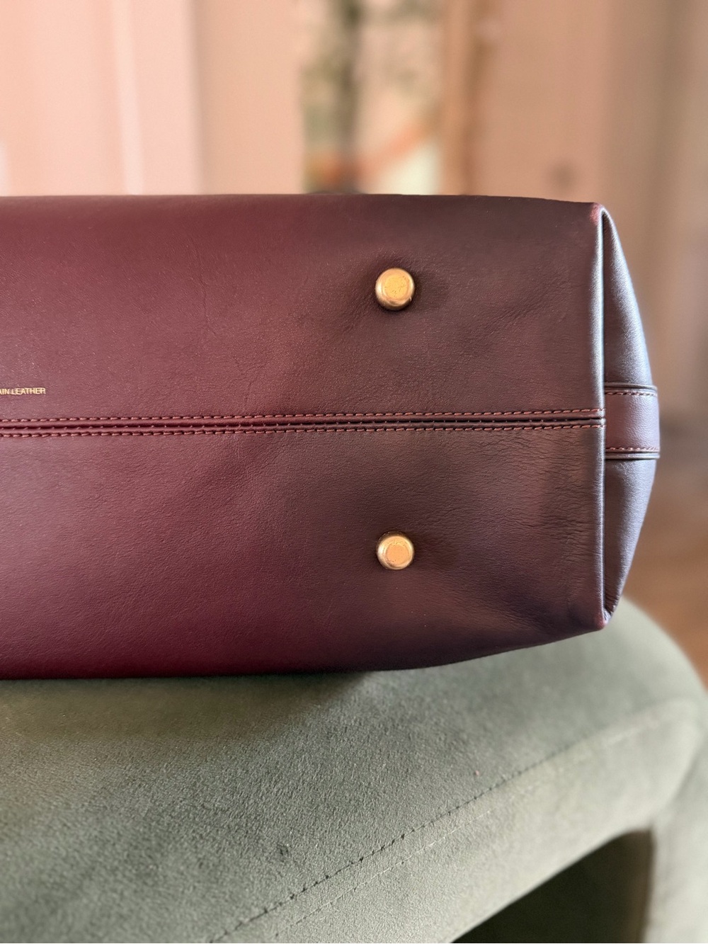 NEW COACH “Soft Empire Carryall Bag 40” MERLOT - Picture 3 of 16